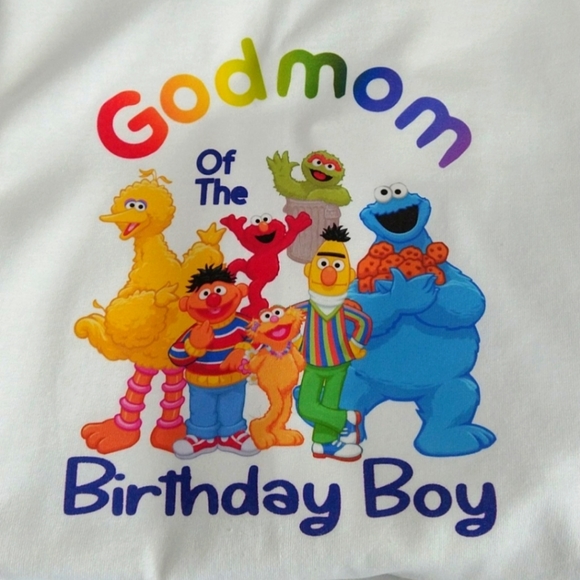 Sesame Street Themed Birthday Party Family Matching Shirts - Picture 6 of 7